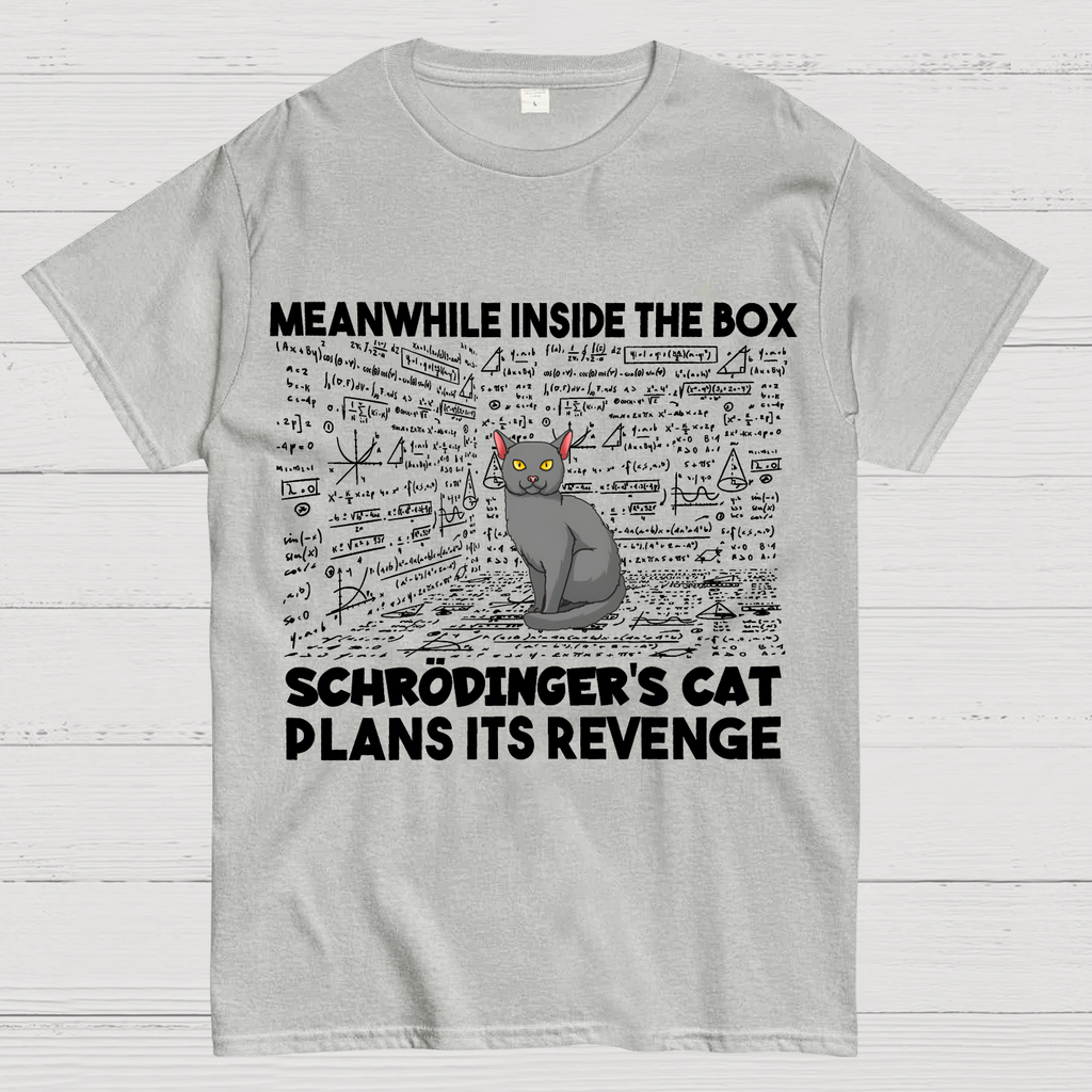 Inside The Box Schrödingers Cat Plans Its Revenge  T-Shirt