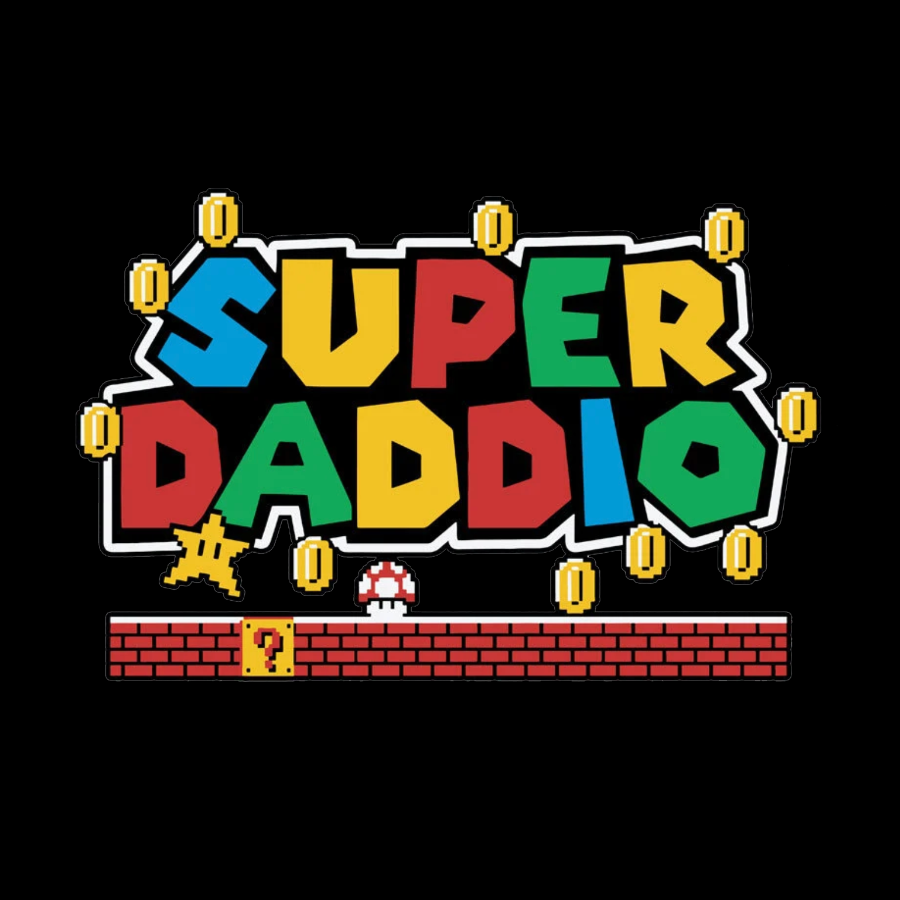 Father's Day Gift Father's Day SUPER DADDIO Gamer Dad y T-Shirt