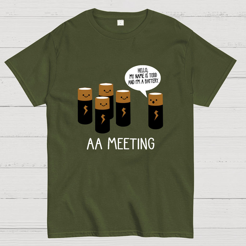 AA Meeting Nerdy T-Shirt
