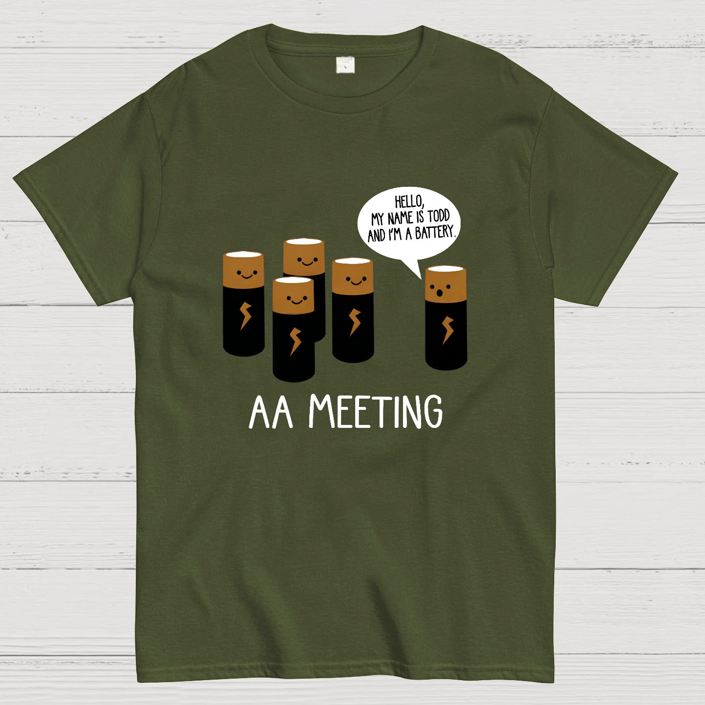 AA Meeting Nerdy T-Shirt
