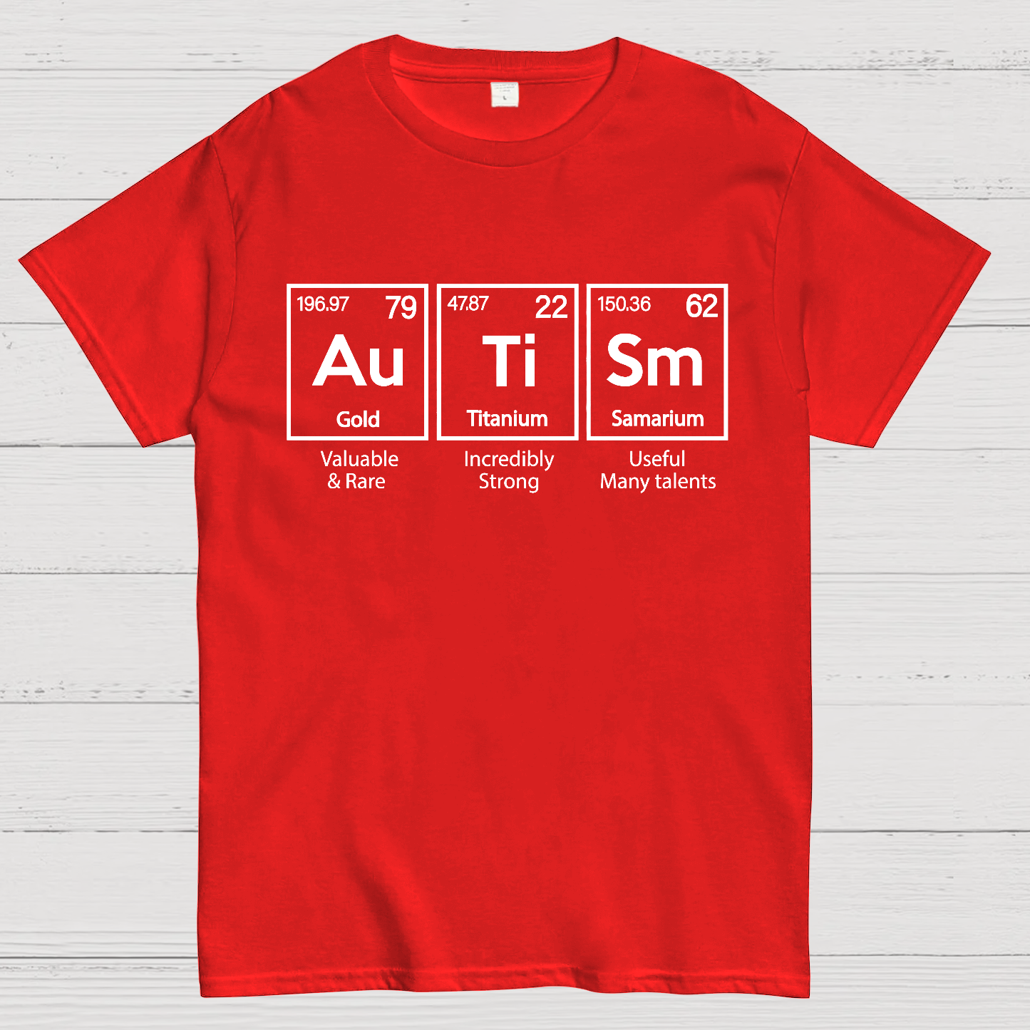 Autism Awareness Elements Periodic  T-Shirt