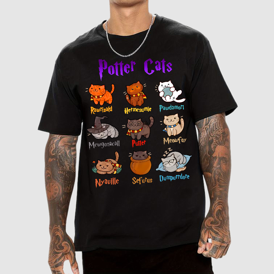 Potter Cats  T-Shirt
