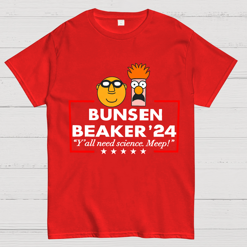 Science Meep Bunsen And Beaker Teacher y T-Shirt