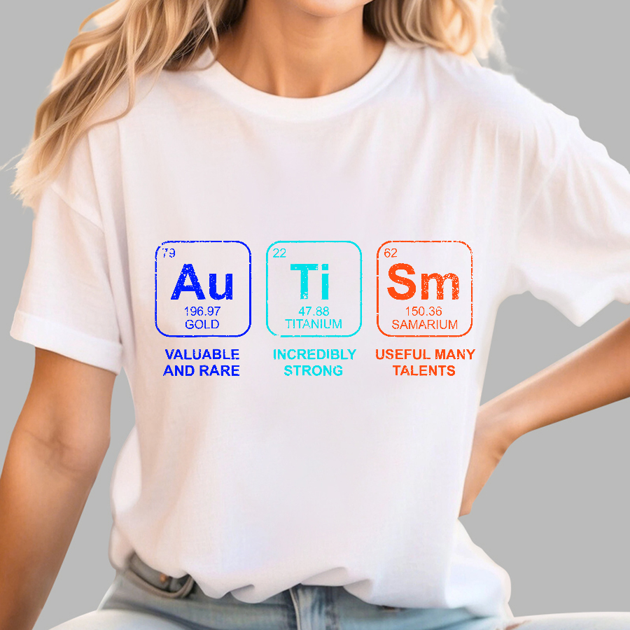 Autism Periodic Table  T-Shirt