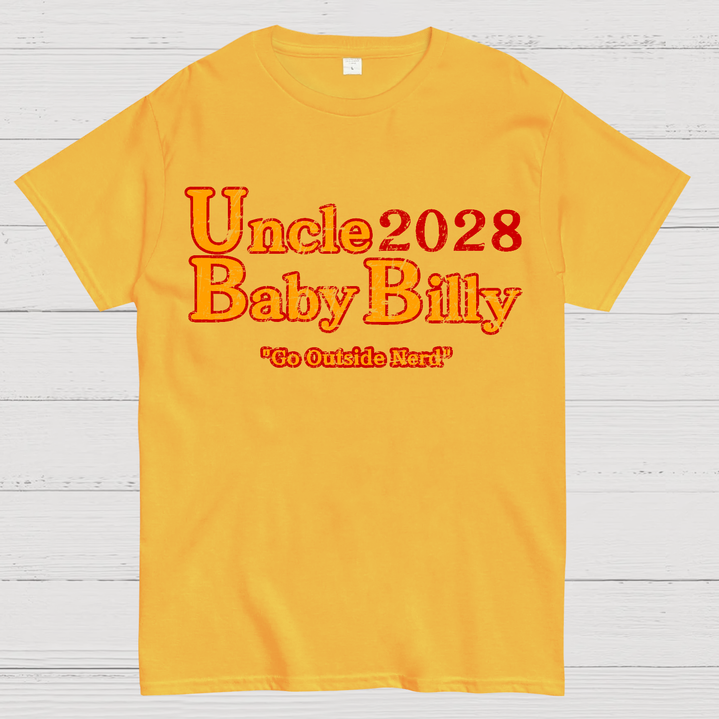 Uncle Baby Billy 28 - Go Outside Nerd  T-Shirt