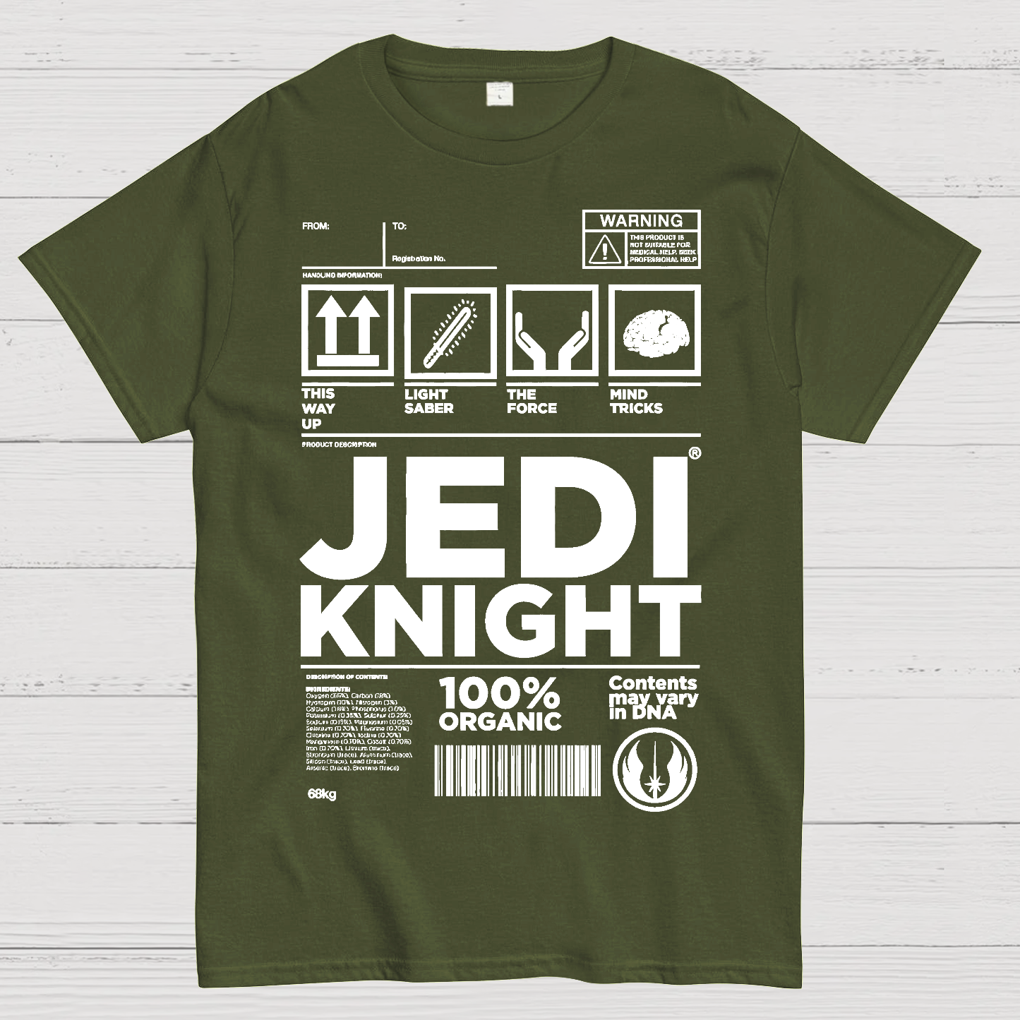 Jedi Knight Tags  T-Shirt