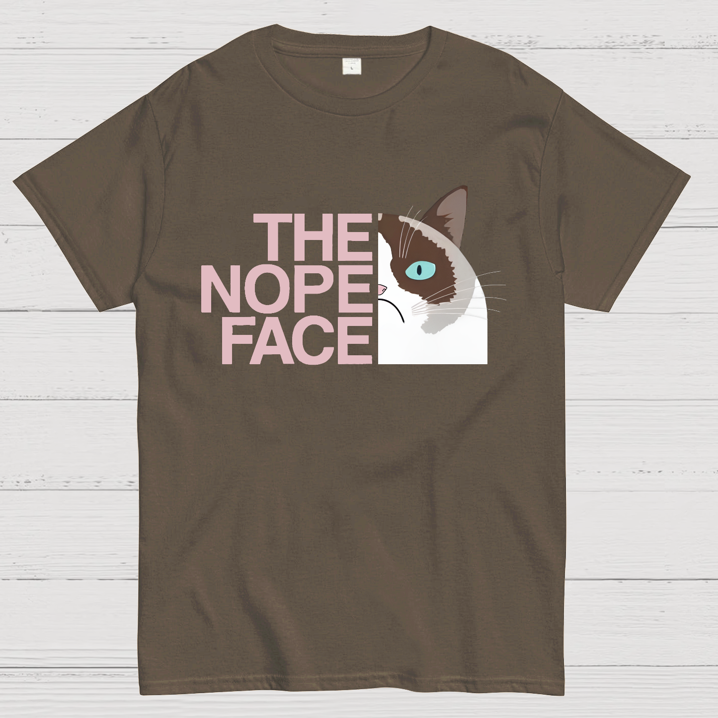 The nope face funny cat  T-Shirt