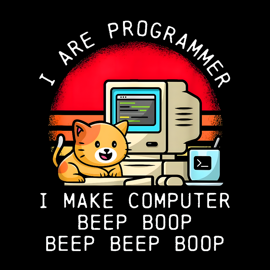 I Are Programmer Funny Cat  T-Shirt