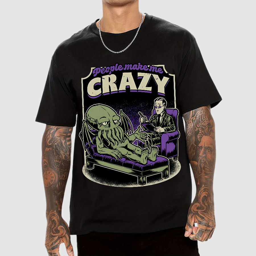 Lovecraft Cthulhu Therapy  T-Shirt