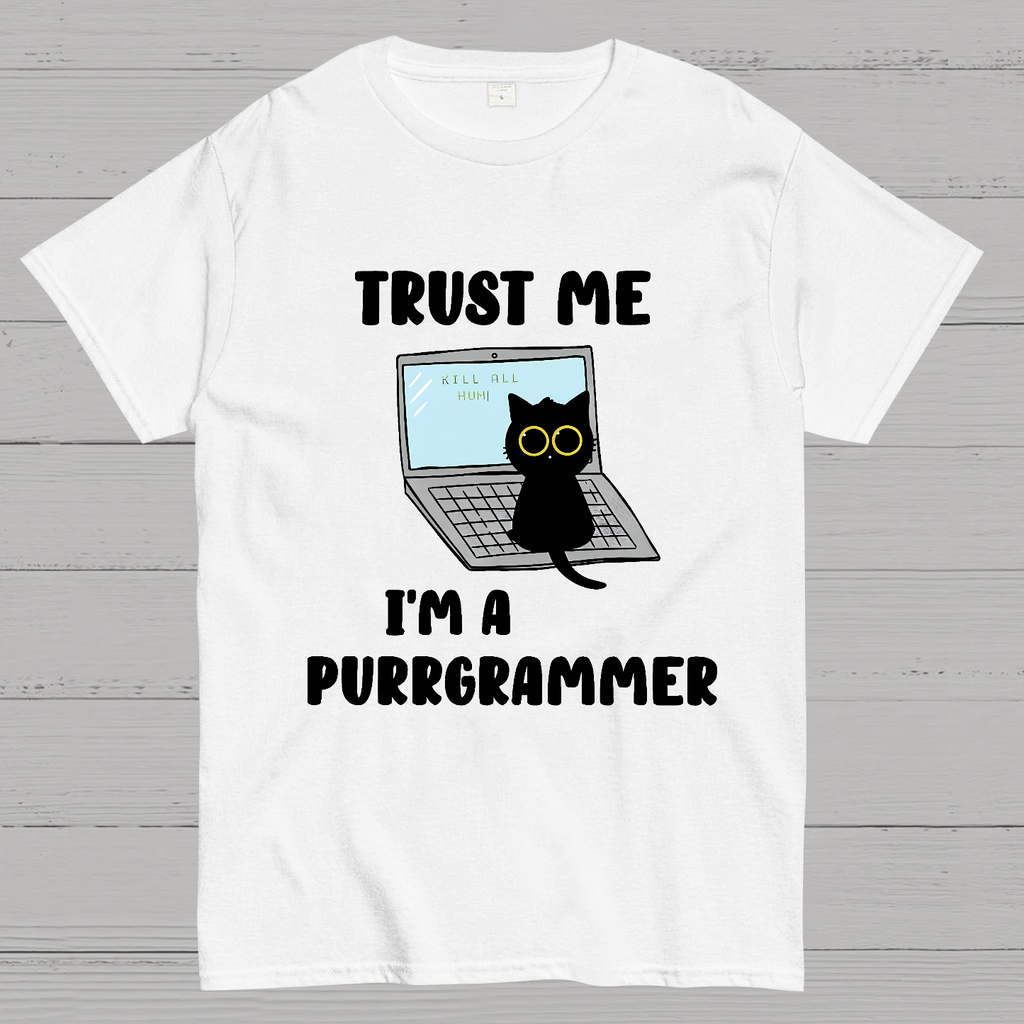 I'm A Purrgrammer Funny Cat Nerdy T-Shirt