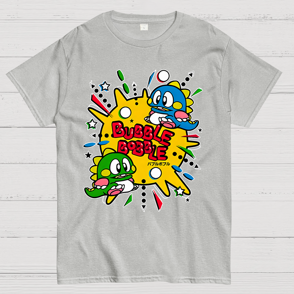 Bubble Bobble Retro Game  T-Shirt