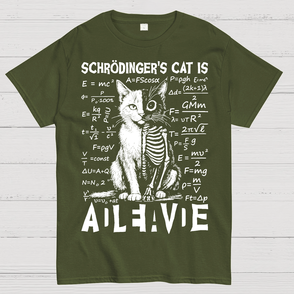 Schrödinger's Cat Dead And Alive  T-Shirt