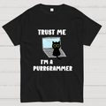 I'm A Purrgrammer Funny Cat Nerdy T-Shirt