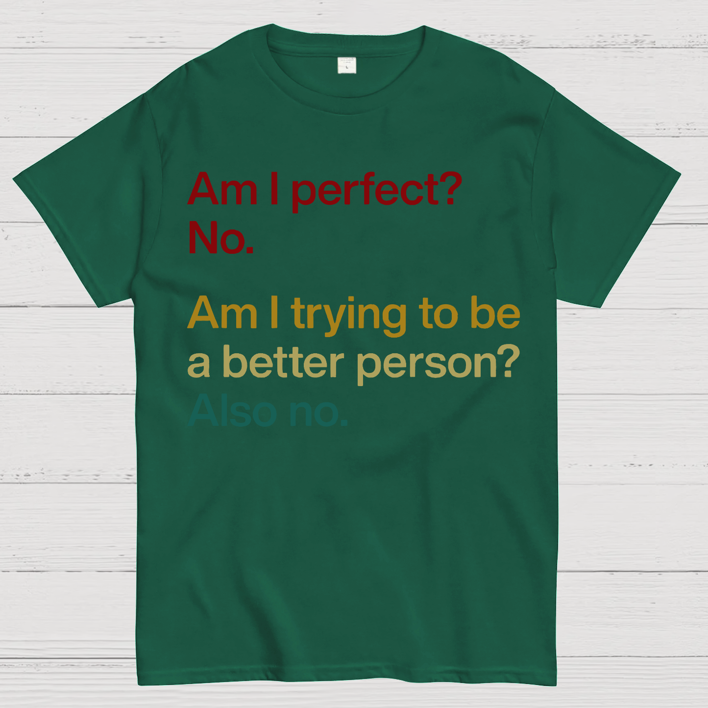 Am I Perfect ？No.  T-Shirt