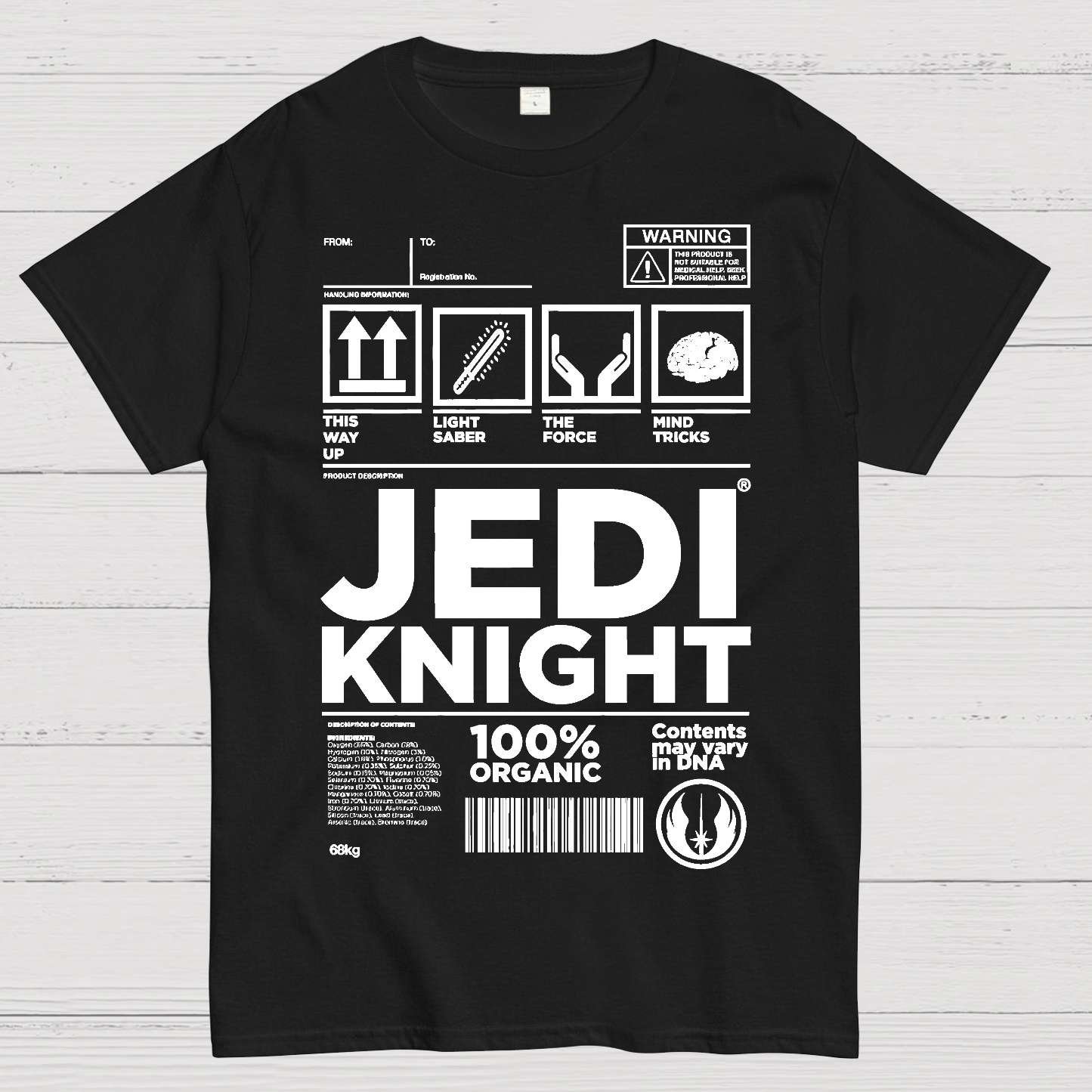 Jedi Knight Tags  T-Shirt