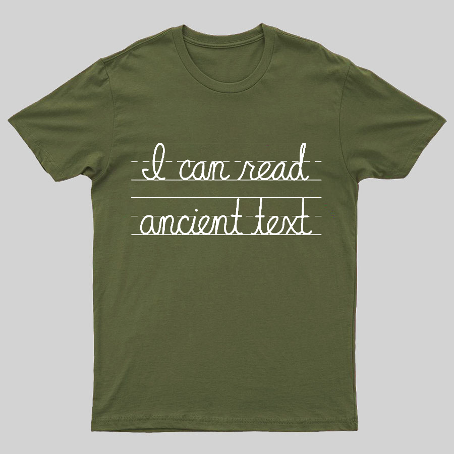 Ancient Text y T-Shirt