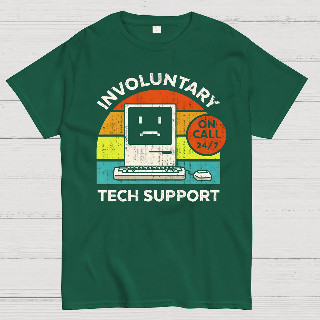 Involuntary Tech Support On Call All The Time  T-Shirt