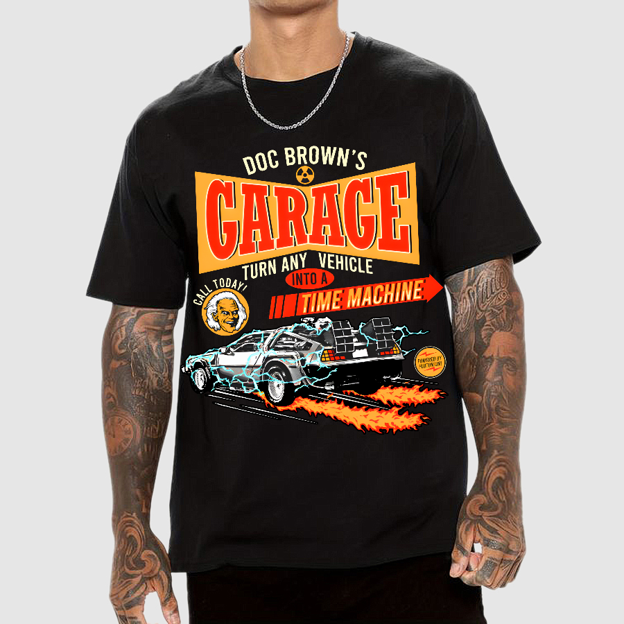 Doc Brown's Garage  T-Shirt