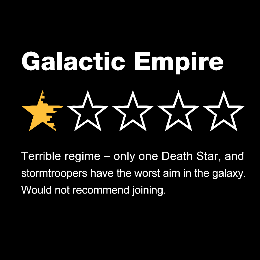 Galactic Empire review - the 4th  T-Shirt