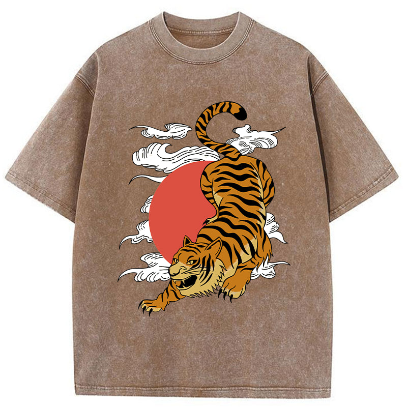 bbb Japanese Fierce Tiger Washed T-Shirt