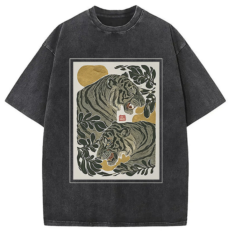 bbb Woodcut Tiger Washed T-Shirt