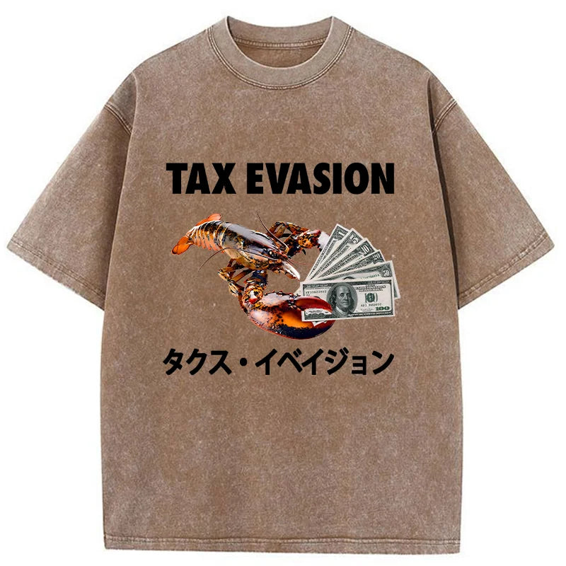 bbb Tux Evasion Funny Washed T-Shirt