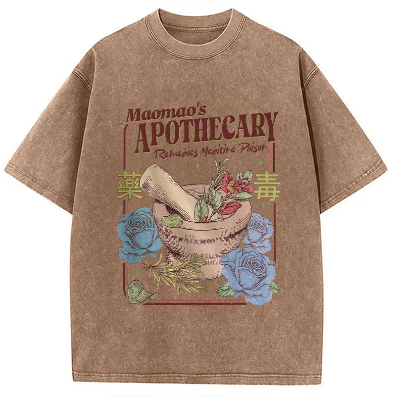 bbb Mao Mao's Apothecary Poisons Washed T-Shirt