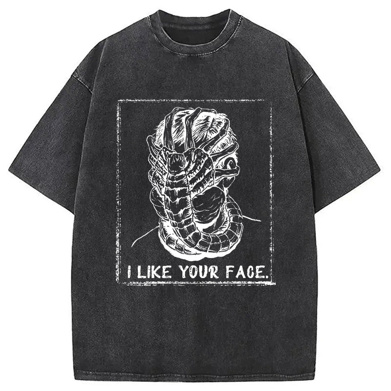 bbb I Like Your Face Washed T-Shirt