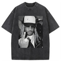 bbb Retro Future Hiphop Rapper Washed T-Shirt