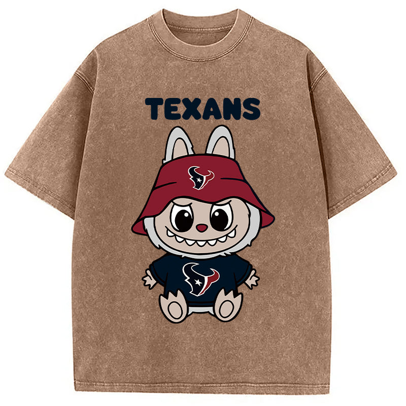 bbb Labubu Doll Monster Washed T-Shirt