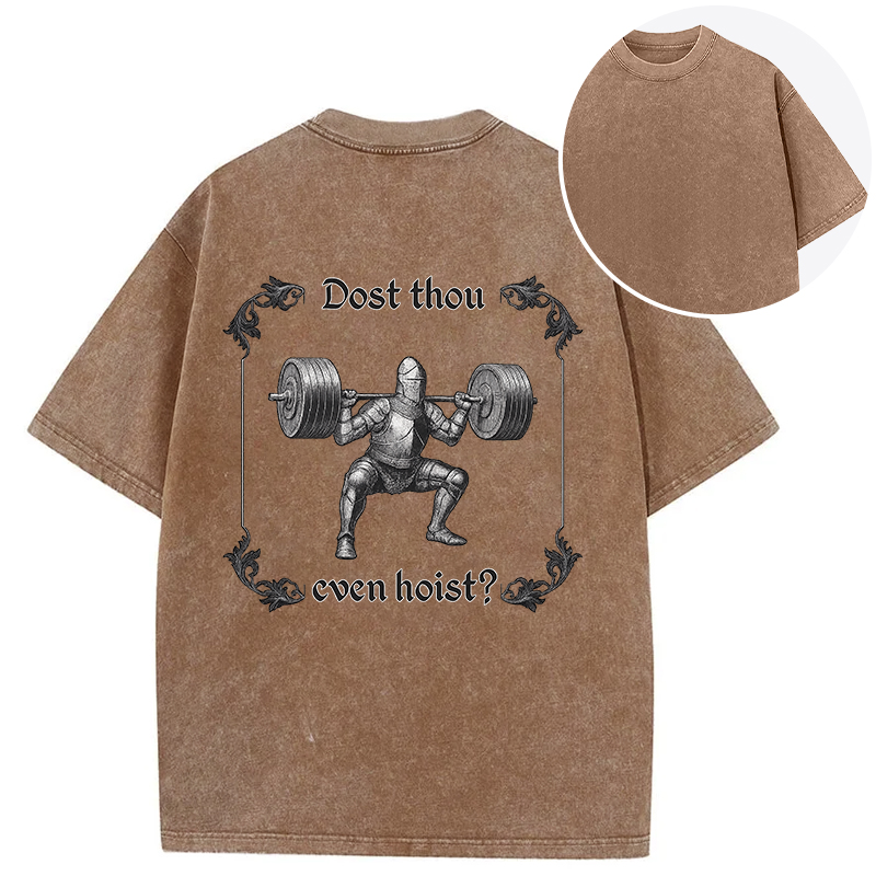 bbb Dost Thou Even Hoist Back Washed T-Shirt