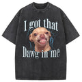 bbb Chihuahua Funny Meme Washed T-Shirt