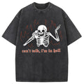 bbb Can't Talk In Hell Washed T-Shirt
