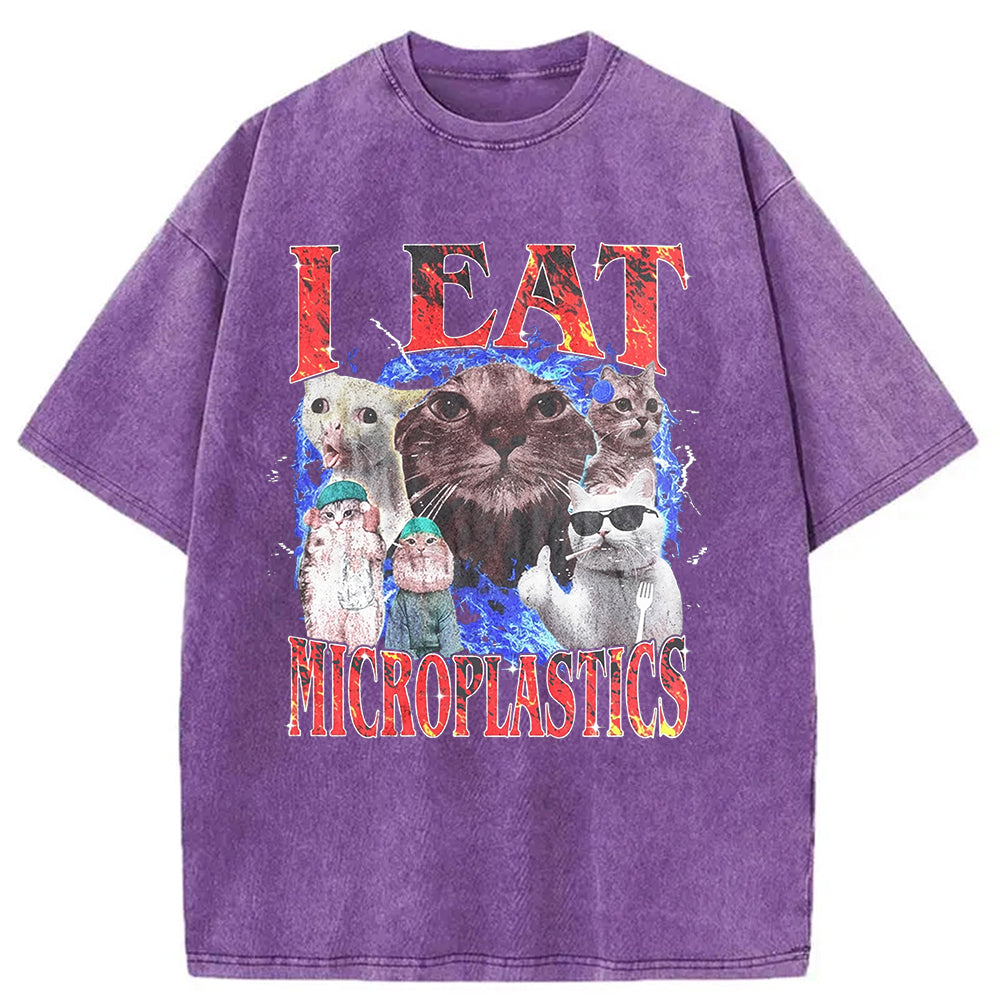 bbb I Eat Microplastics Washed T-Shirt