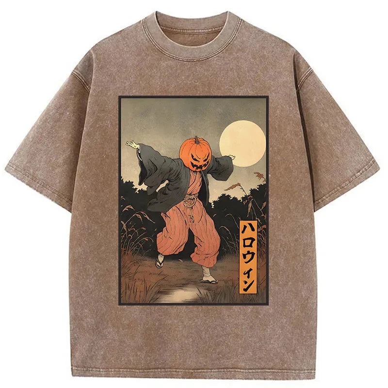 bbb Japanese Pumpkin Monster Washed T-Shirt