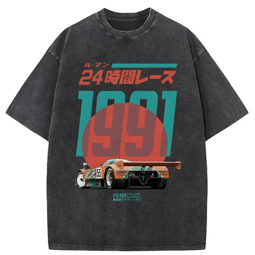 bbb 24-hour Racing Japanese Washed T-Shirt