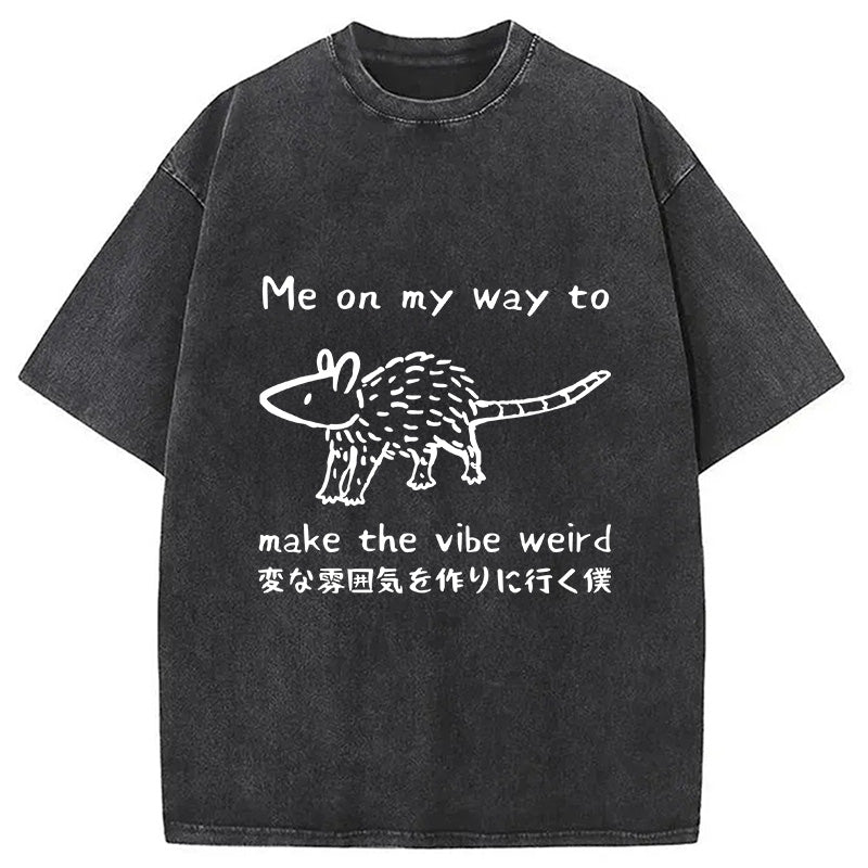 bbb Making The Vibe Weird Washed T-Shirt