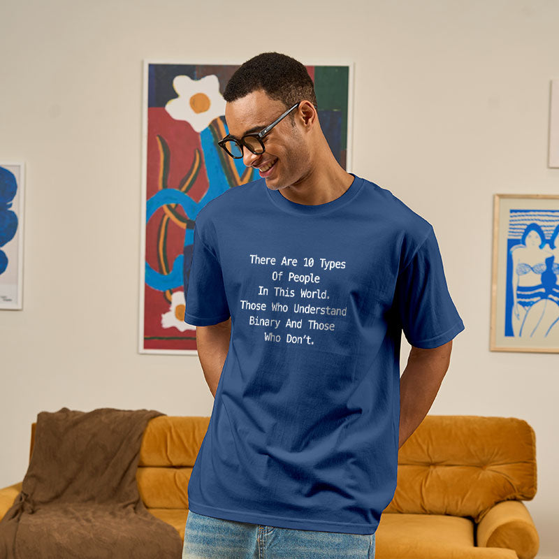There are 10 Types of People Funny Programming  T-Shirt