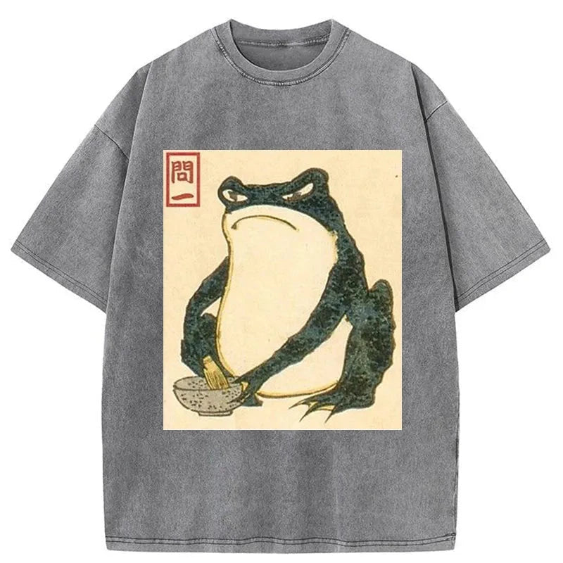 bbb Matsumoto Hoji Japanese Frog Washed T-Shirt