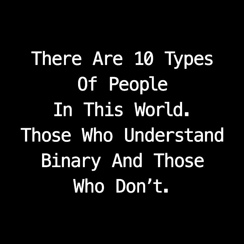 There are 10 Types of People Funny Programming  T-Shirt