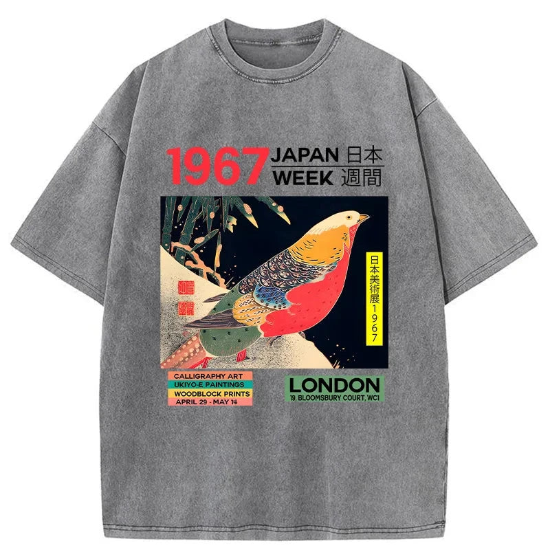 bbb Art Studio Exhibition Japanese Washed T-Shirt