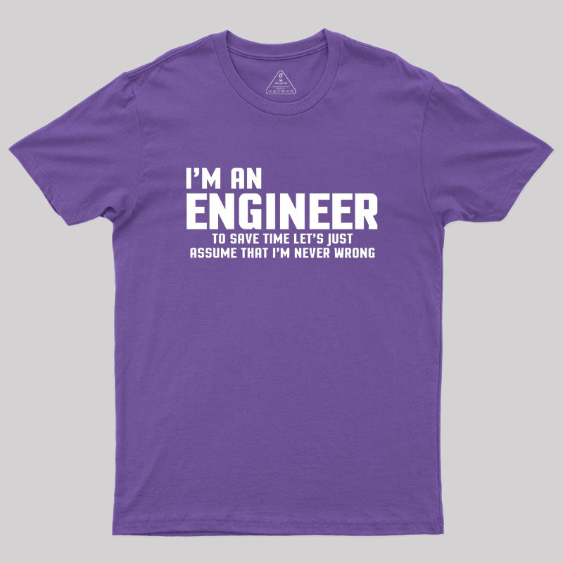 I'm An Engineer Funny Quote Active  T-Shirt