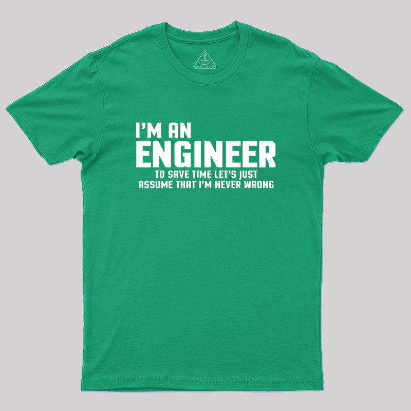 I'm An Engineer Funny Quote Active  T-Shirt