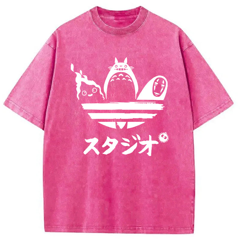 bbb Ghibli Vintage Japanese Washed T-Shirt