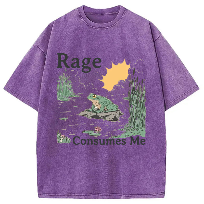 bbb Rage Consumes Me Frog Pond Washed T-Shirt
