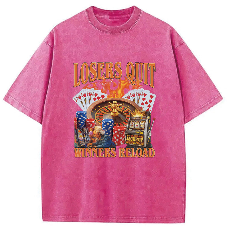 bbb Funny Gambling Washed T-Shirt
