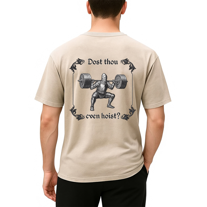 bbb Dost Thou Even Hoist Back Washed T-Shirt