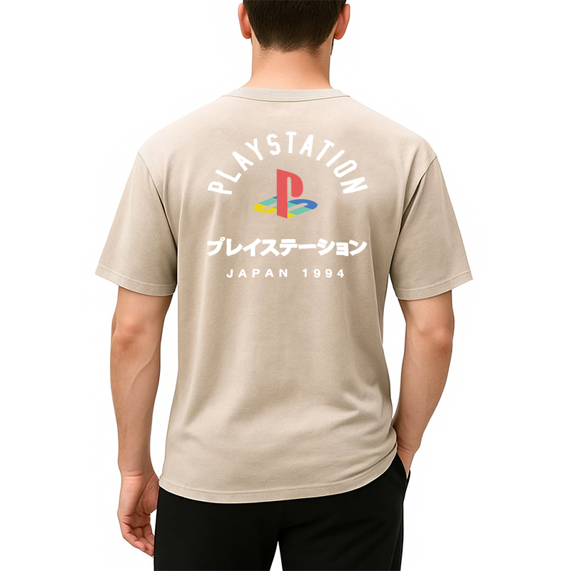 bbb PlayStation Japan Back Washed T-Shirt