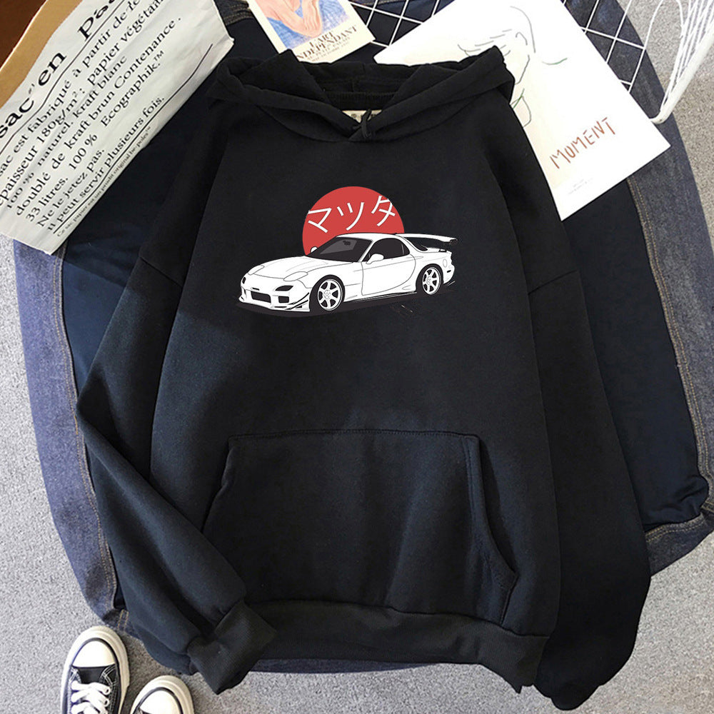 Lightweight Unisex Hoodie - Drop-Shoulder, Cotton, Everyday