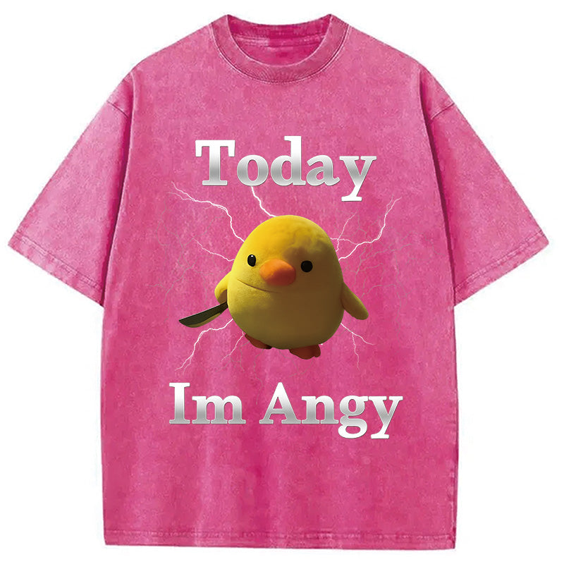 bbb Today I'm Angry Washed T-Shirt